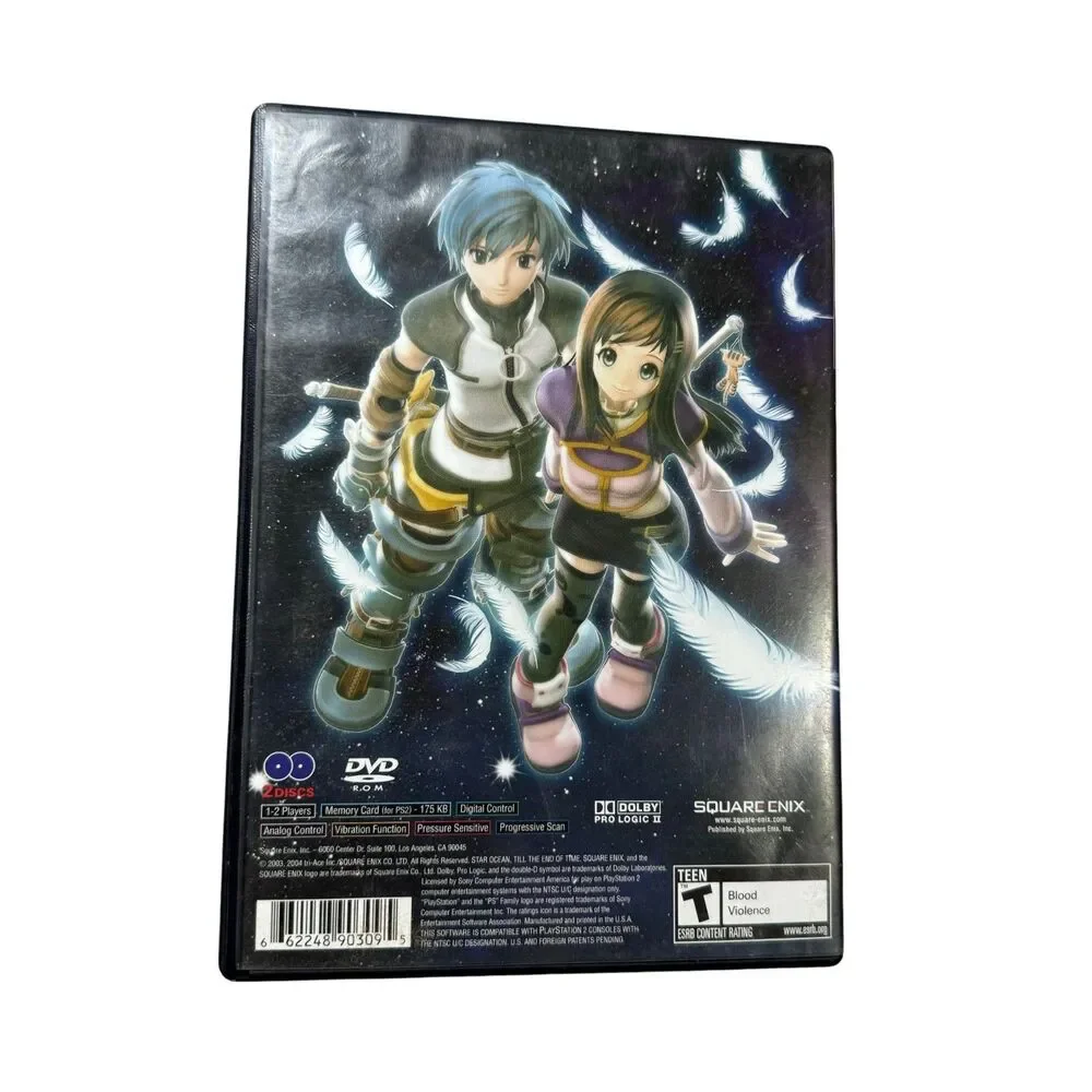 Star Ocean Till the End of Time (PS2 2004) Both Discs TESTED WORKING